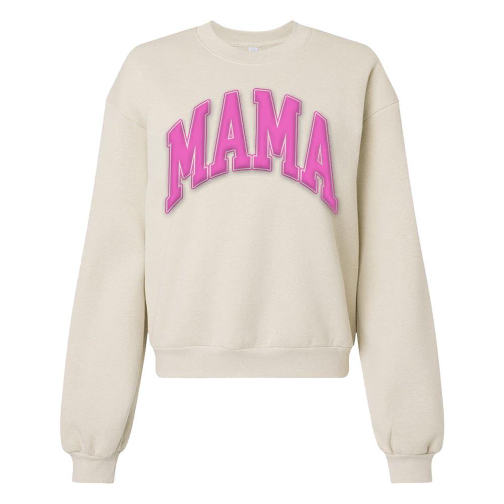American Apparel 'Mama' PUFF Cropped Sweatshirt