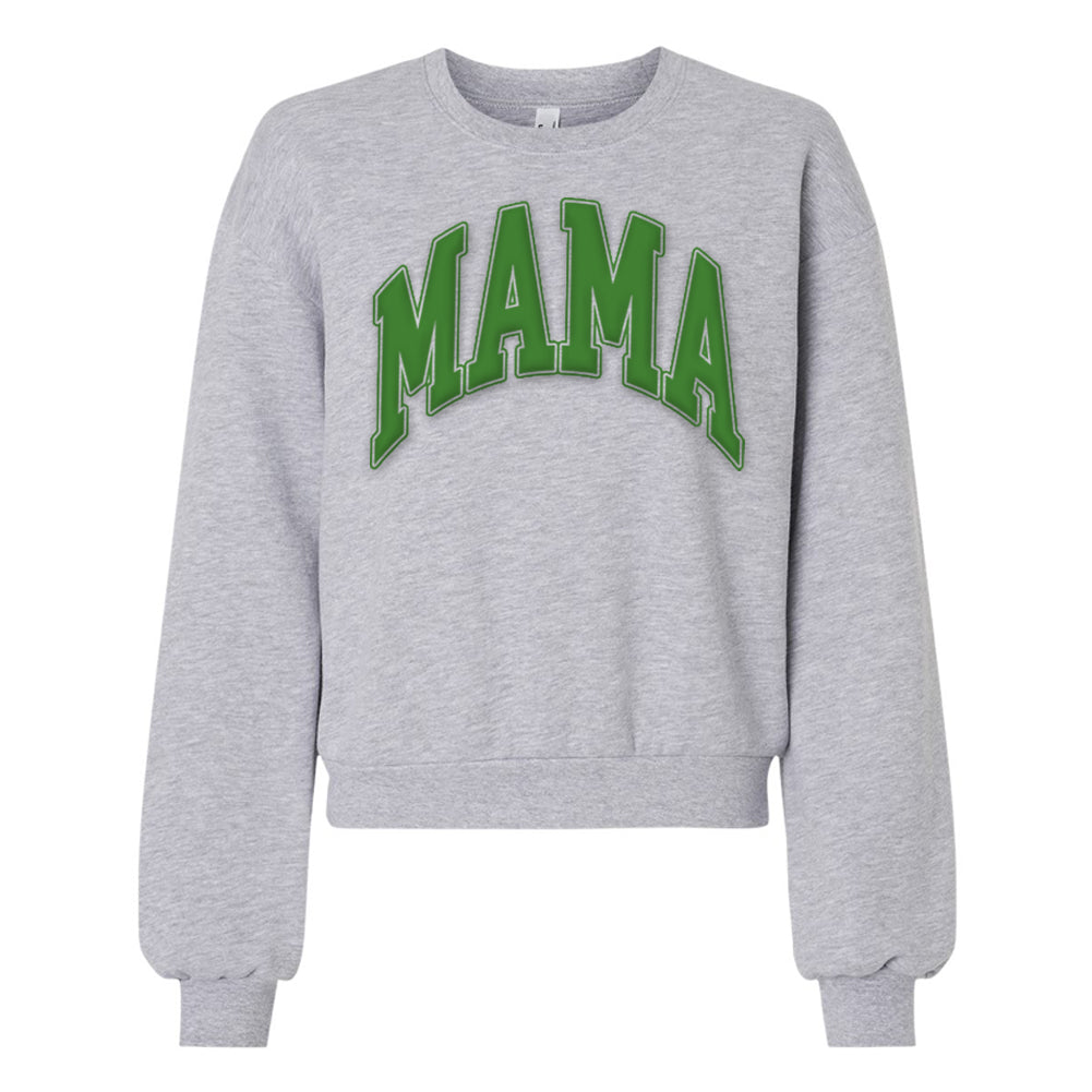 American Apparel 'Mama' PUFF Cropped Sweatshirt