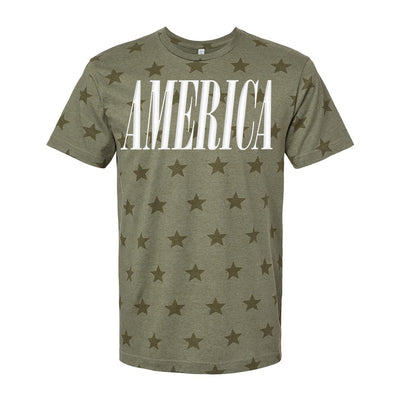 'America' PUFF Stars T-Shirt