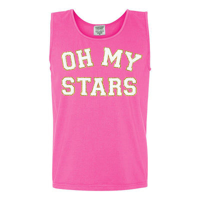 Oh My Stars Letter Patch Tank Top
