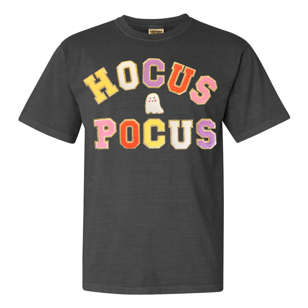 Hocus Pocus Letter Patch Comfort Colors T-Shirt
