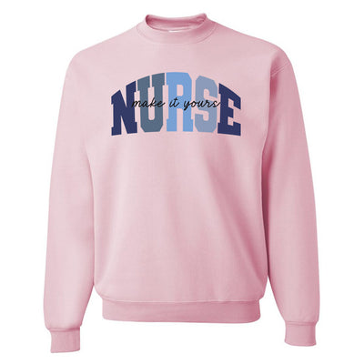 Make It Yours™ 'Nurse Block' Crewneck Sweatshirt