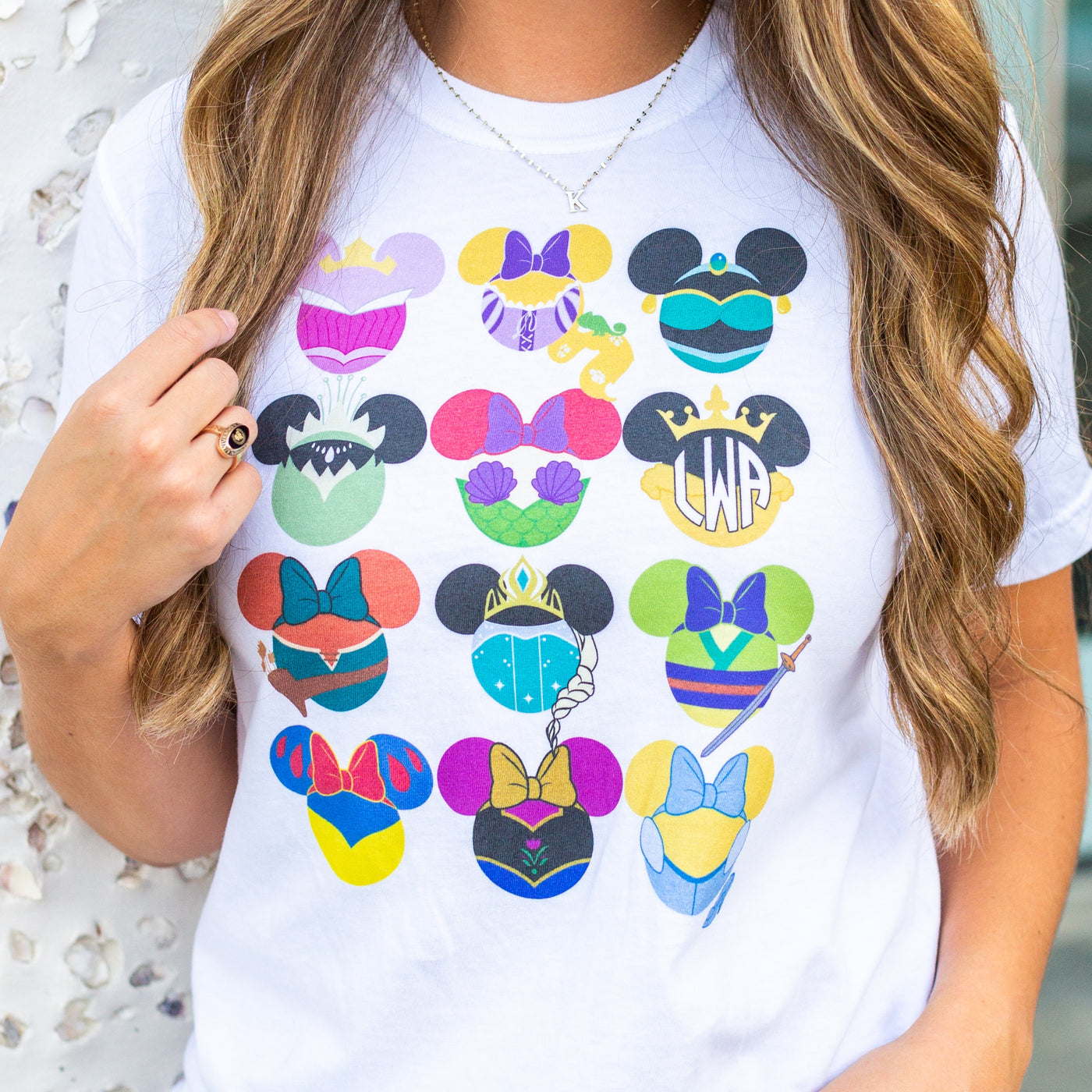 Monogrammed 'Disney Princess' T-Shirt