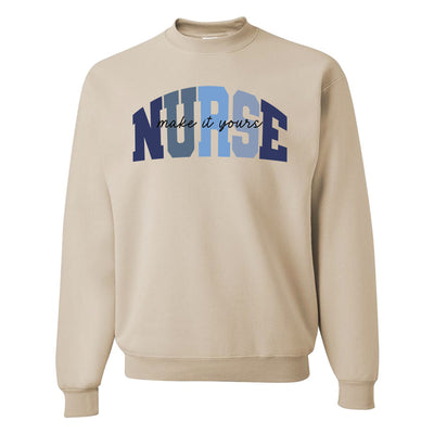 Make It Yours™ 'Nurse Block' Crewneck Sweatshirt