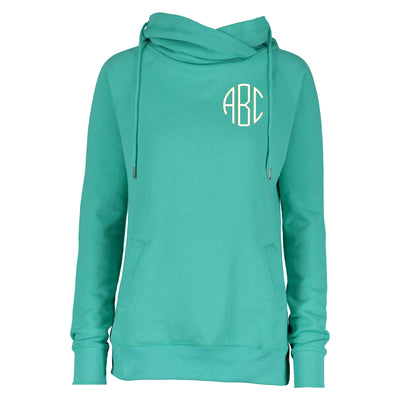 Monogrammed Funnel Neck Hoodie