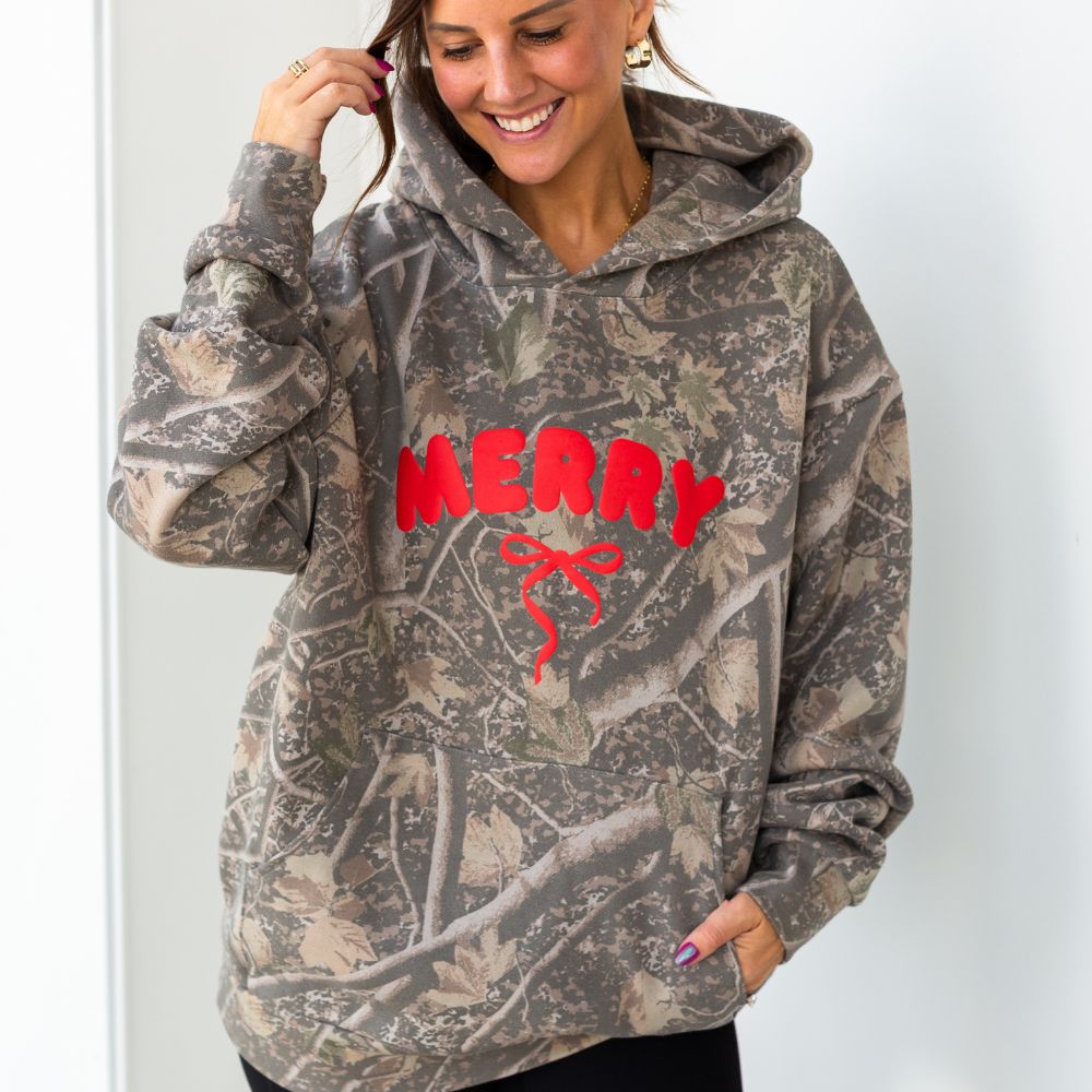 PUFF 'Christmas Cutie' Camo Hideaway Hoodie