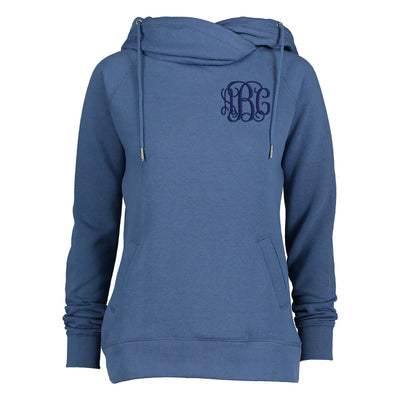 Monogrammed Funnel Neck Hoodie