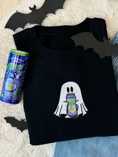 'Alani Nu Witch's Brew' Ghost Drink Crewneck Sweatshirt - United Monograms