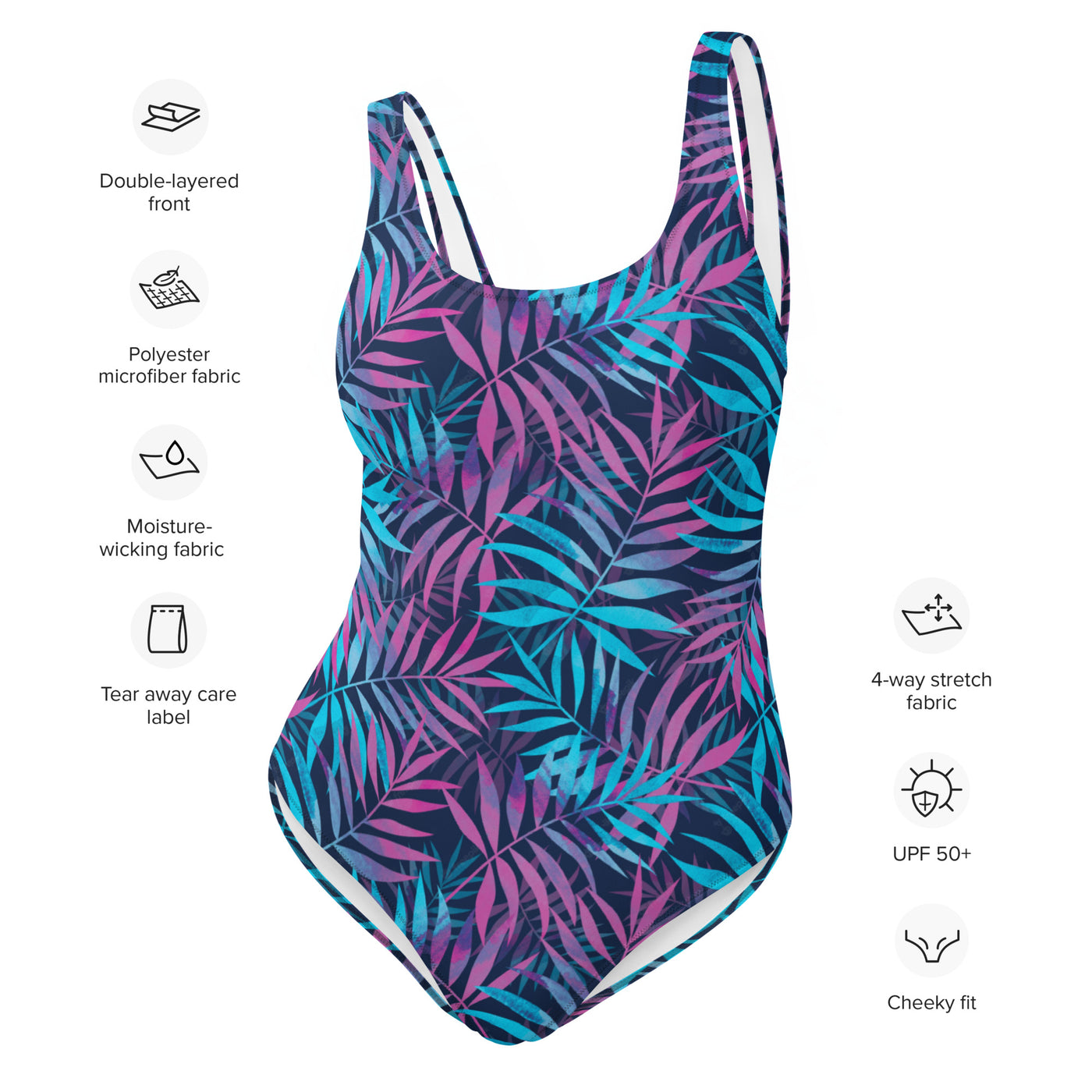 'Electric Jungle' One-Piece Swimsuit