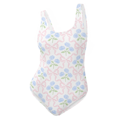 'Blooming Bows' One-Piece Swimsuit