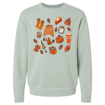 'All The Fall Things' Cozy Crew - United Monograms