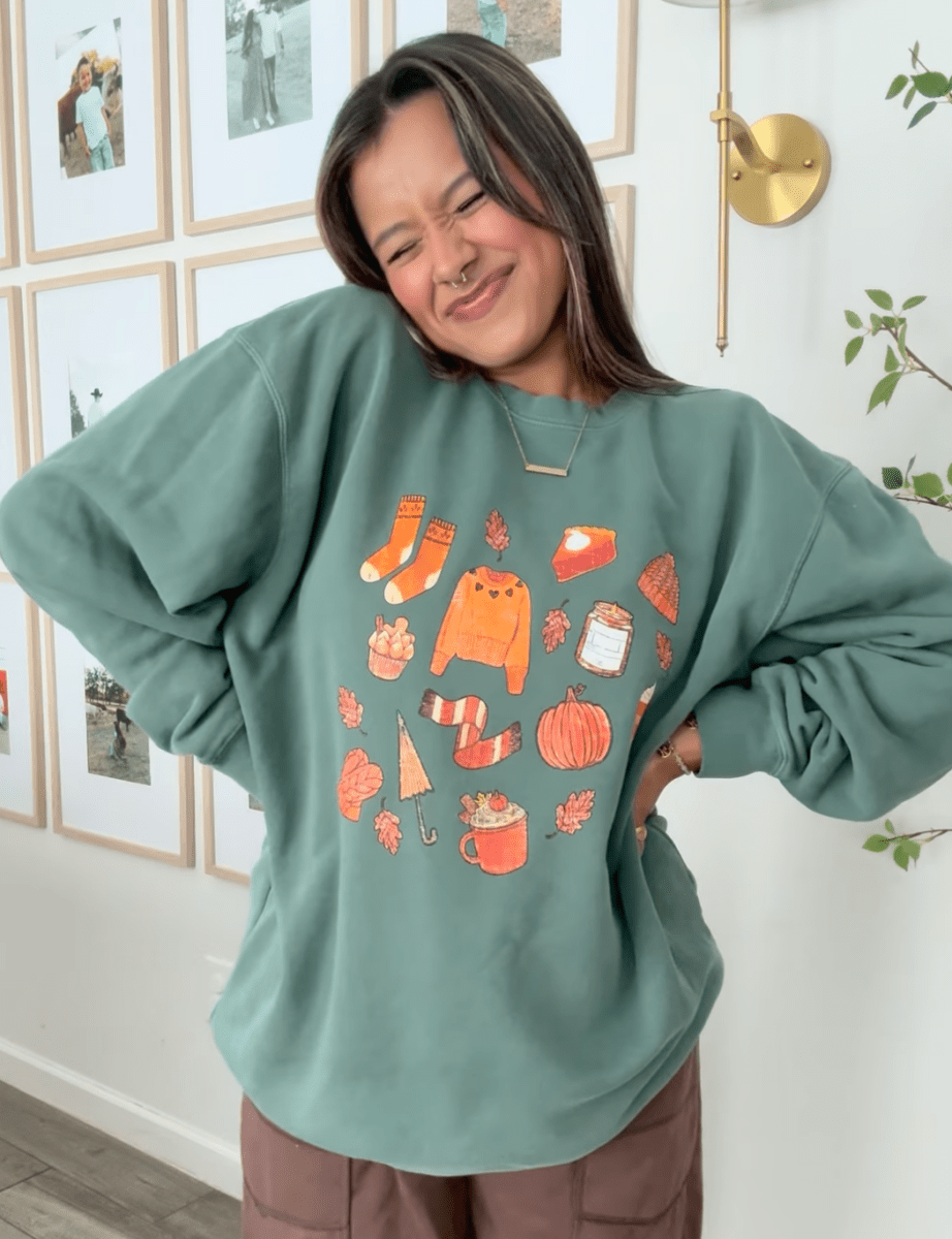 'All The Fall Things' Cozy Crew - United Monograms