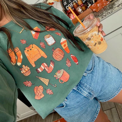 'All The Fall Things' Cozy Crew - United Monograms