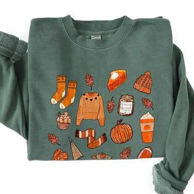 'All The Fall Things' Cozy Crew - United Monograms