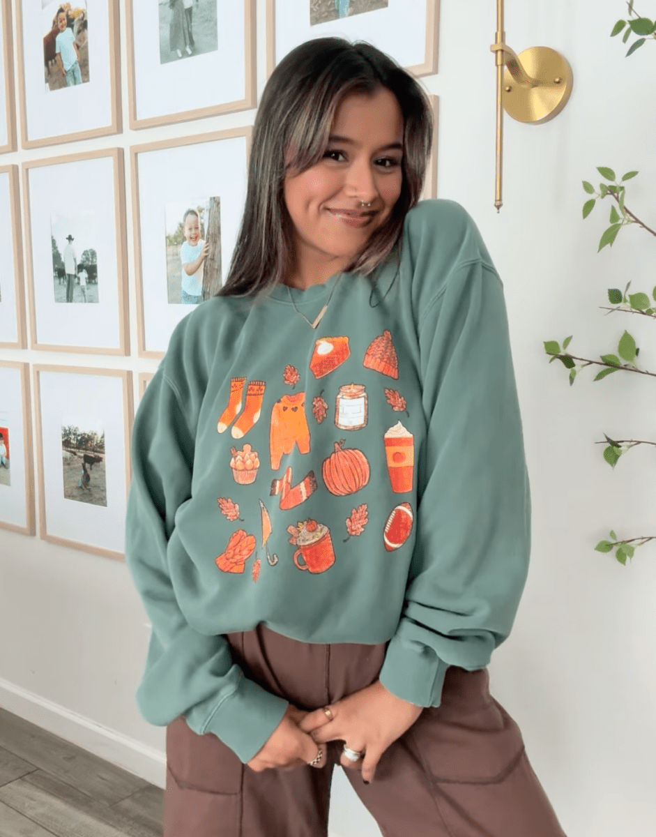 'All The Fall Things' Cozy Crew - United Monograms