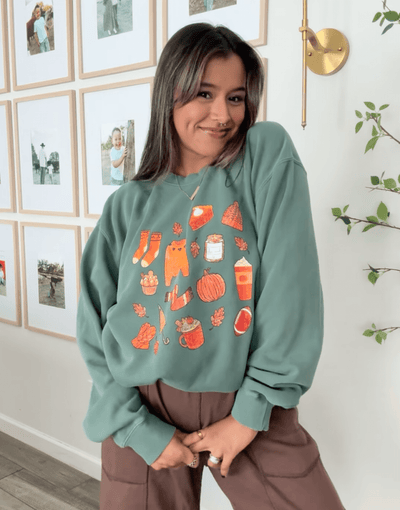'All The Fall Things' Cozy Crew - United Monograms