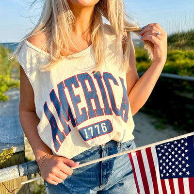 'America 1776' Tank Top - United Monograms