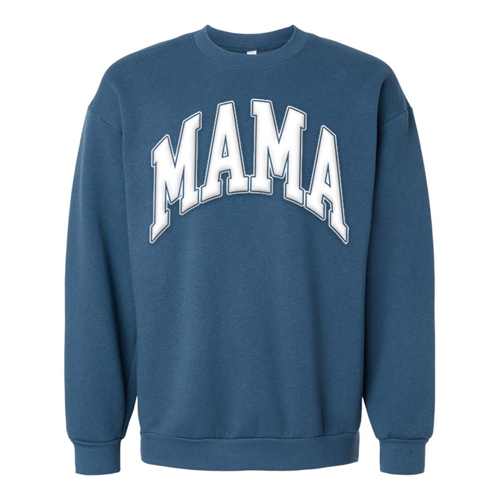 American Apparel Mama PUFF Crewneck Sweatshirt United Monograms