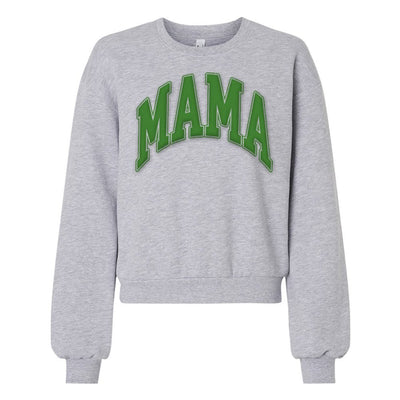 American Apparel 'Mama' PUFF Cropped Sweatshirt - United Monograms