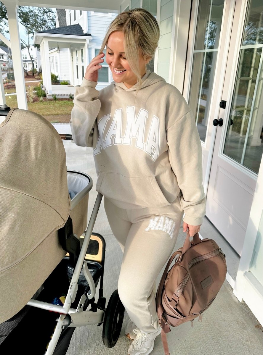 American Apparel 'Mama' PUFF Hoodie - United Monograms