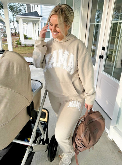 American Apparel 'Mama' PUFF Hoodie - United Monograms