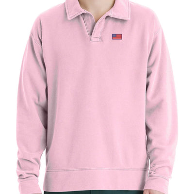 American Flag Coastal Pullover - United Monograms