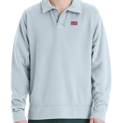 American Flag Coastal Pullover - United Monograms