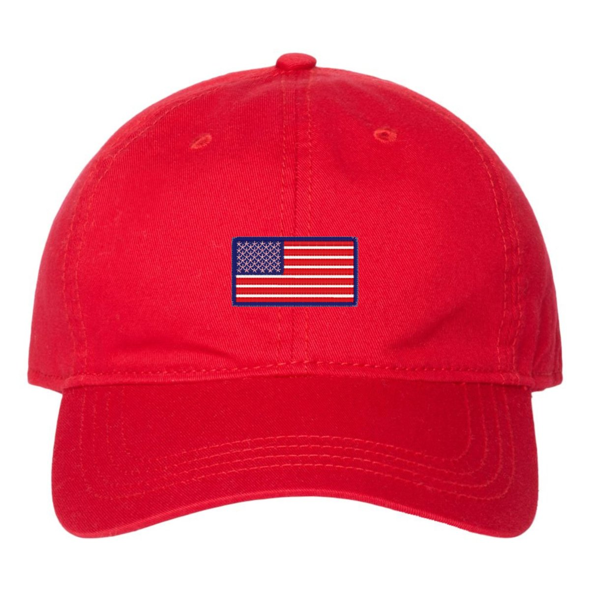 American Flag Embroidered Hat - United Monograms