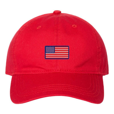 American Flag Embroidered Hat - United Monograms