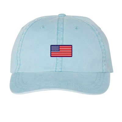 American Flag Embroidered Hat - United Monograms