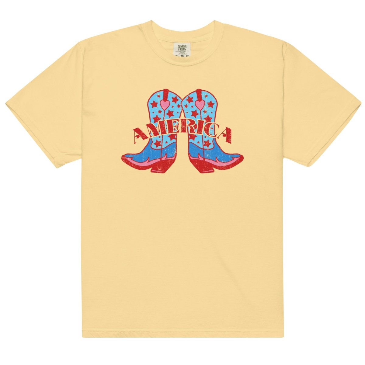 'Americana Cowboy Boots' Tee - United Monograms