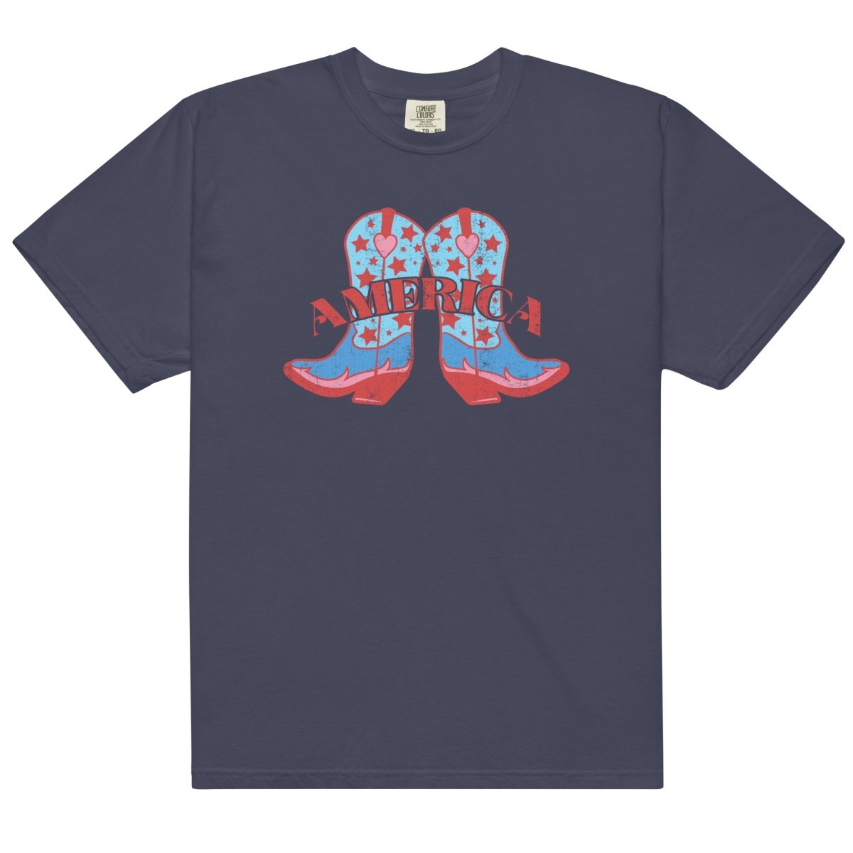 'Americana Cowboy Boots' Tee - United Monograms