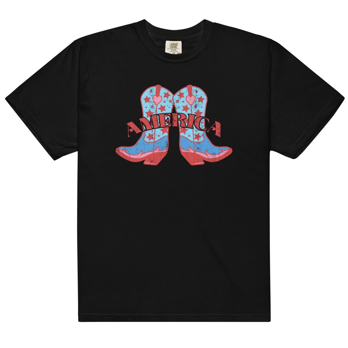 'Americana Cowboy Boots' Tee - United Monograms