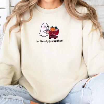 'Autumn Errands Ghoul' Crewneck Sweatshirt - United Monograms