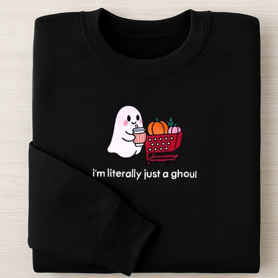 'Autumn Errands Ghoul' Crewneck Sweatshirt - United Monograms