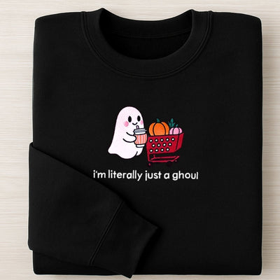 'Autumn Errands Ghoul' Crewneck Sweatshirt - United Monograms