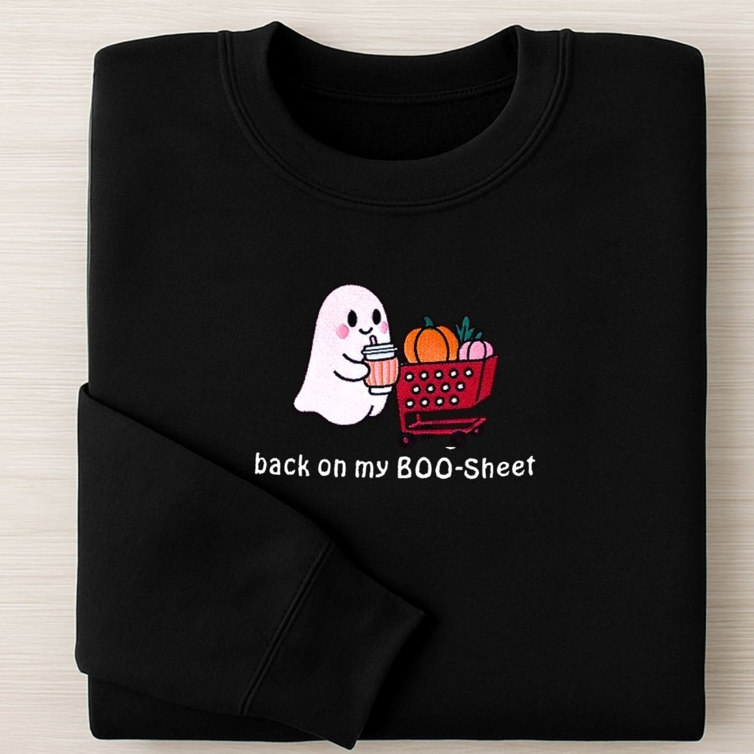 'Autumn Errands Ghoul' Crewneck Sweatshirt - United Monograms