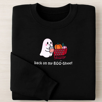 'Autumn Errands Ghoul' Crewneck Sweatshirt - United Monograms