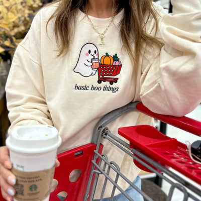'Autumn Errands Ghoul' Crewneck Sweatshirt - United Monograms