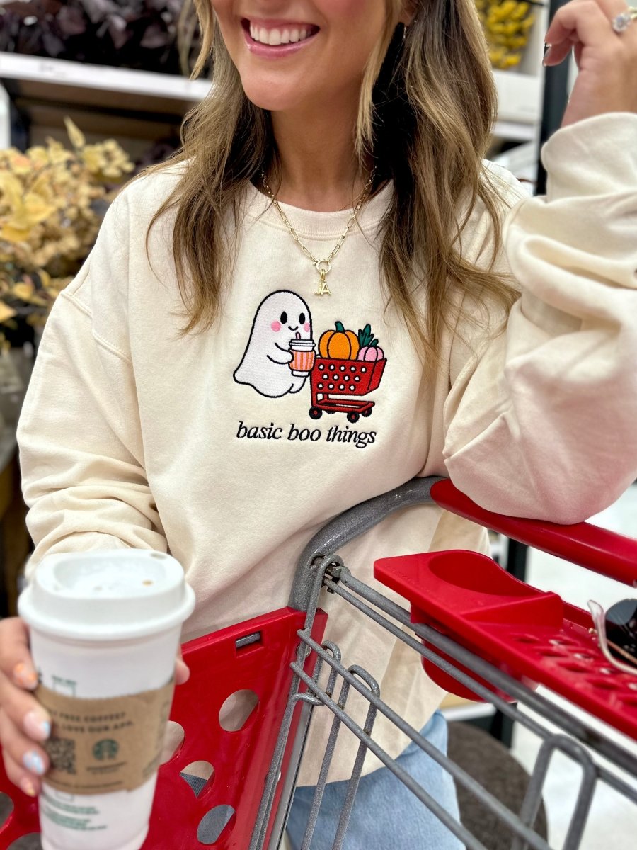 'Autumn Errands Ghoul' Crewneck Sweatshirt - United Monograms