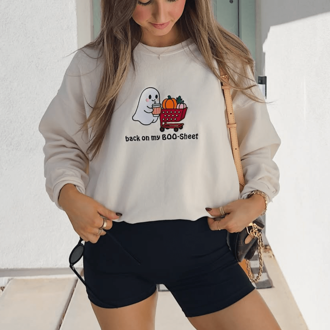 'Autumn Errands Ghoul' Crewneck Sweatshirt - United Monograms