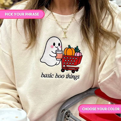 'Autumn Errands Ghoul' Crewneck Sweatshirt - United Monograms