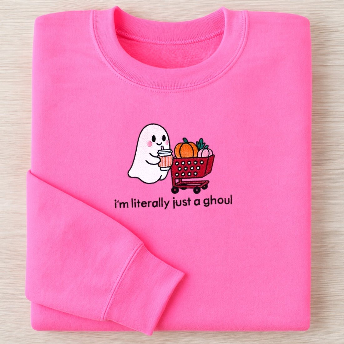 'Autumn Errands Ghoul' Crewneck Sweatshirt - United Monograms