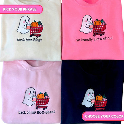 'Autumn Errands Ghoul' Crewneck Sweatshirt - United Monograms