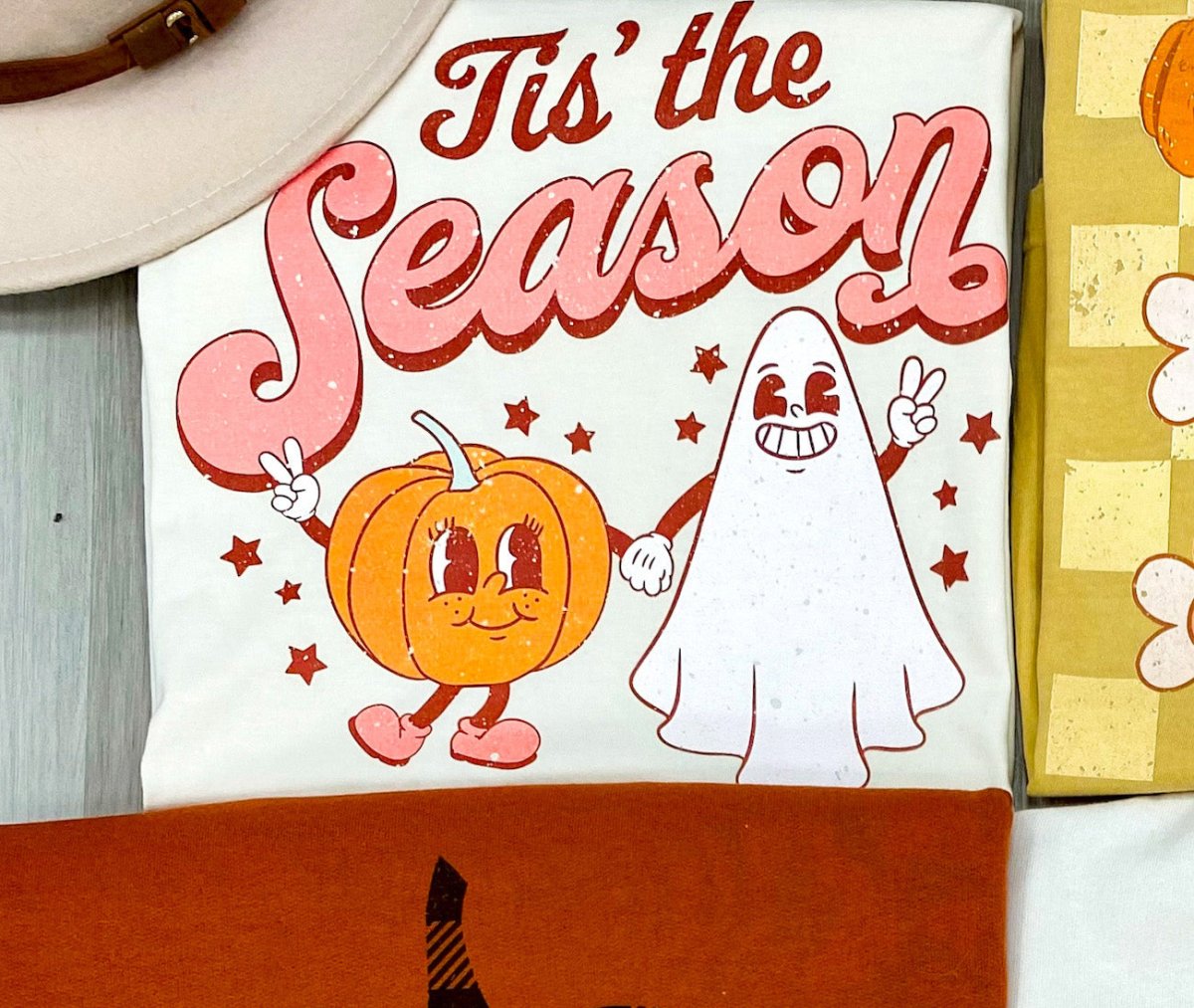 Autumn 'Tis The Season Characters' Crewneck Sweatshirt - United Monograms
