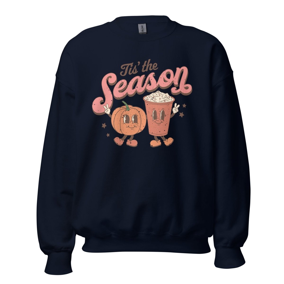 Autumn 'Tis The Season Characters' Crewneck Sweatshirt - United Monograms