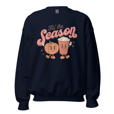 Autumn 'Tis The Season Characters' Crewneck Sweatshirt - United Monograms