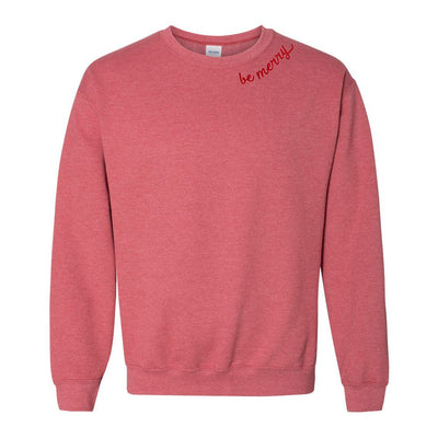 'Be Merry' Crewneck Sweatshirt - United Monograms
