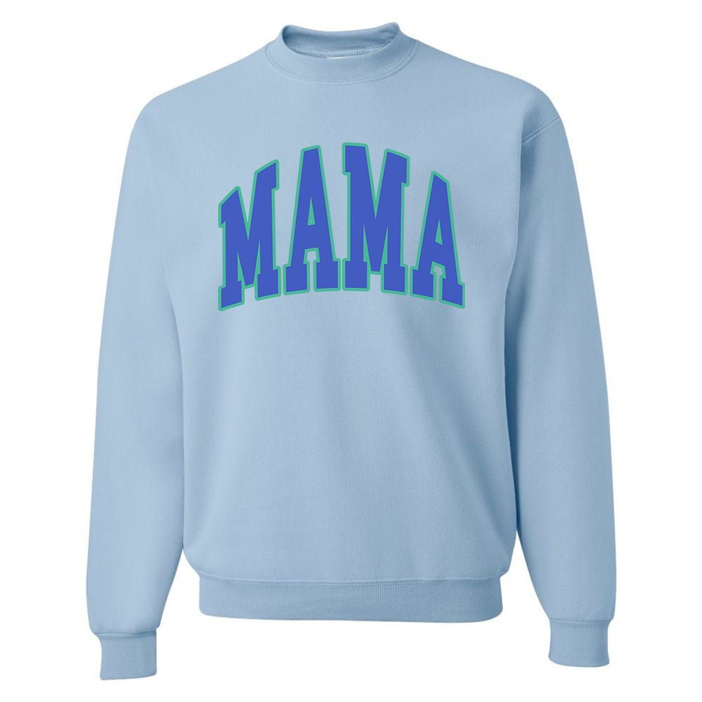 'Blue Mama' Crewneck Sweatshirt - United Monograms