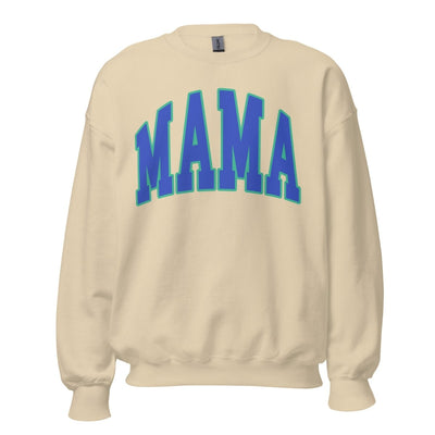 'Blue Mama' Crewneck Sweatshirt - United Monograms